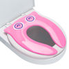 Picture of Portable Potty Seat for Toddler Travel - Foldable Non-Slip Potty Training Toilet Seat Cover for Girls, Baby Kids with Drawstring Bag (Pink Owl)