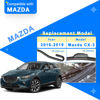 Picture of RAINTOK Windshield Wiper Blades Replacement for Mazda CX3 CX-3 2016 2017 2018 2019 Original Factory Quality Front Rear Wipers Blade Set for My Car - 22" 19" 10" (Pack of 3)