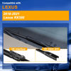 Picture of RAINTOK Windshield Wiper Blade Set Replacement for Lexus RX350 2016 2017 2018 2019 2020 2021 Original Equipment Replacement Front Rear Windshield Wiper Blade-26"/20"/16" (Set of 3) Top Lock