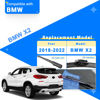 Picture of RAINTOK Windshield Wiper Blades Replacement for 2018 2019 2020 2021 2022 BMW X2 Original Factory Quality Front Rear Wipers Blade Set for My Car - 24" 20" 13" (Pack of 3)