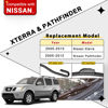 Picture of RAINTOK Windshield Wiper Blades Replacement for 2005-2015 Nissan Xterra / 2005-2012 Nissan Pathfinder Original Factory Quality Front Rear Wipers Blade Set for My Car - 24" 18" 12" (Pack of 3)