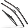 Picture of RAINTOK Windshield Wiper Blades Replacement for Nissan Kicks 2018 2019 2020 2021 2022 2023 Original Factory Quality Front Rear Wipers Blade Set for My Car - 26" 16" 12" (Pack of 3)