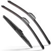 Picture of RAINTOK Windshield Wiper Blades Replacement for 2017-2022 Kia Sportage / 2019-2021 Hyundai Santa Fe / 2016-2020 Kia Sorento Original Factory Quality Front Rear Wipers Blade Set - 26" 16" 11"