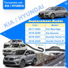 Picture of RAINTOK Windshield Wiper Blades Replacement for 2017-2022 Kia Sportage / 2019-2021 Hyundai Santa Fe / 2016-2020 Kia Sorento Original Factory Quality Front Rear Wipers Blade Set - 26" 16" 11"