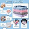 Picture of Frienda 4 Pcs Baby Fuzzy Blanket Fluffy Baby Blanket for Boys Girls Soft Warm Baby Receiving Blankets Nursery Bed Blanket Toddler Infant Newborn Receiving Blanket, 32 x 24 Inch (Elegant Color)
