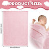 Picture of Frienda 4 Pcs Baby Fuzzy Blanket Fluffy Baby Blanket for Boys Girls Soft Warm Baby Receiving Blankets Nursery Bed Blanket Toddler Infant Newborn Receiving Blanket, 32 x 24 Inch (Pink Color)