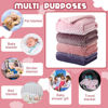 Picture of Frienda 4 Pcs Baby Fuzzy Blanket Fluffy Baby Blanket for Boys Girls Soft Warm Baby Receiving Blankets Nursery Bed Blanket Toddler Infant Newborn Receiving Blanket, 32 x 24 Inch (Pink Color)