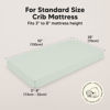 Picture of 2-Pack Crib Sheets for Boys, Girls - Viscose Derived from Bamboo Fitted Crib Sheet, Baby Crib Sheets Neutral, Crib Mattress Sheet, Toddler Bed Sheets, Baby Sheets for Crib Fitted Sheets (Sage)