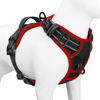 Picture of PHOEPET 2019 Upgraded No Pull Dog Harness, Reflective Adjustable Vest, with a Training Handle + 2 Metal Leash Hooks+ 3 Snap Buckles +4 Slide Buckles(XS, Black)