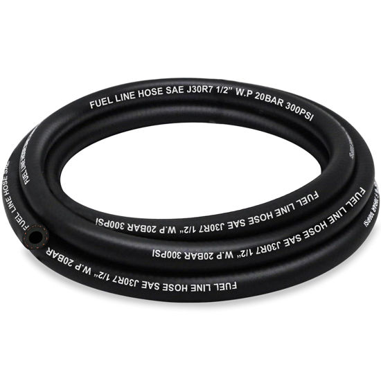 Picture of HOUSUN Fuel Line 1/2 Inch ID, Fuel Hose 10FT, J30R7 Fuel Line Hose NBR.