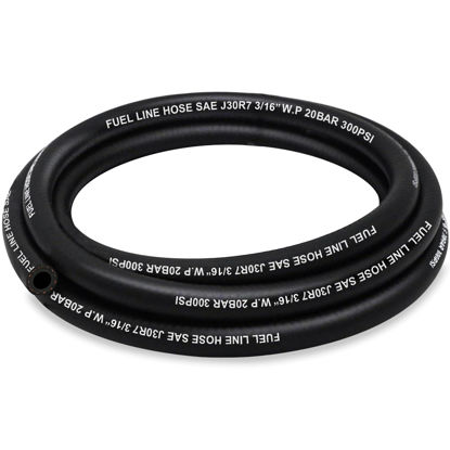 Picture of HOUSUN Fuel Line 3/16 Inch ID, Fuel Hose 10FT, J30R7 Fuel Line Hose NBR.