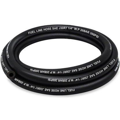 Picture of HOUSUN Fuel Line 1/4 Inch ID, Fuel Hose 5FT, J30R7 Fuel Line Hose NBR.