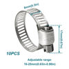 Picture of HOUSUN Fuel Line 1/2 Inch ID, Fuel Hose 10FT, J30R7 Fuel Line Hose NBR with 10 Clamps.