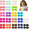 Picture of Hair Bows for Girls, 40PCS 1.8" Fully Lined Hair Clips, Alligator Hair Accessories for Kids and Teens (20 Colors in Pairs)