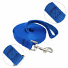 Picture of Nylon Training Dog Leash for Small Medium Large Dogs, 15ft 20ft 30ft 50ft Long Leash Dog/Puppy Lead for Obedience Recall Training, Camping (15ft, Blue)