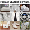 Picture of SHADAIWUYU 8.5oz Leather Recoloring Balm with 100ml Mink Oil,White Leather Repair kit for Furniture and Car Interior,Leather Couch Scratch Repair,Leather Dye Paint,Mink Oil for Leather