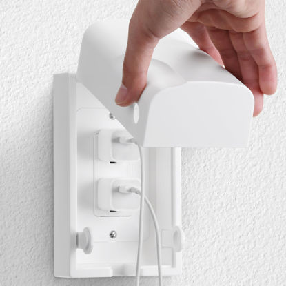 Picture of Bates - Baby Safety Outlet Cover Box, 2 Pack, Baby Proof Outlet Covers Baby Proofing, Plug Covers for Electrical Outlets, Socket Covers for Outlets, Child Proof Outlet Cover, Outlet Box Cover