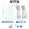 Picture of Bates - Baby Safety Outlet Cover Box, 2 Pack, Baby Proof Outlet Covers Baby Proofing, Plug Covers for Electrical Outlets, Socket Covers for Outlets, Child Proof Outlet Cover, Outlet Box Cover