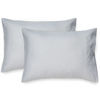 Picture of EXQ Home Toddler Pillowcases 13x18 Travel Pillow Case Set of 2, Small Pillow Case Fits Baby Pillow Sized 12x16, 13x18, Kids Pillowcases 2 Pack Machine Washable with Envelope Closure(Light Grey)