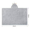 Picture of Toddler Hooded Bath Towels for Kids Towels Hooded Toddler Bath Towels Age 0-5, Absorbent Soft Baby Bath Towels with Hood Toddler Towels, 2-Pack Large 50'' x 32'' Thick Hooded Baby Towels Boy Girl