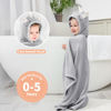 Picture of Toddler Hooded Bath Towels for Kids Towels Hooded Toddler Bath Towels Age 0-5, Absorbent Soft Baby Bath Towels with Hood Toddler Towels, 2-Pack Large 50'' x 32'' Thick Hooded Baby Towels Boy Girl