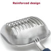 Picture of Frxat Cat Litter Scoop, Aluminum cat Litter Scooper, Solid and Durable Oversized Metal Litter Scoops, Solid Metal, Deep Scoop, Fecal screening, Solid Handlel Blue