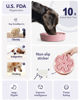 Picture of LE TAUCI Slow Feeder Dog Bowls Ceramic, 3 Cups Slow Feeding Dog Bowl Medium Large Breed, Maze Dog Bowl for Fast Eaters, Dog Dishes to Slow Down Eating, Puzzle Dog Food Bowl, Dog Maze Bowl, BloomPink