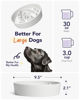 Picture of LE TAUCI Slow Feeder Dog Bowls Ceramic, 3 Cups Slow Feeding Dog Bowl Medium Large Breed, Maze Dog Bowl for Fast Eaters, Dog Dishes to Slow Down Eating, Puzzle Dog Food Bowl, Dog Maze Bowl, Angel White