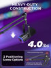 Picture of InnoGear Mic Stand for Blue Yeti, Heavy Duty Microphone Stand with Microphone Windscreen and Dual Layered Mic Pop Filter Suspension Boom Scissor Arm Stands for Blue Spark and Other Mics, Large