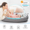 Picture of BUTOA Baby Lounger - Baby Lounger for Newborn 0-24 Months, Co Sleeping Breathable & Soft Baby Nest, Portable and Lightweight Infant Lounger Newborn Babies Essentials Gifts, Grey Rabbit