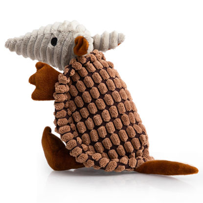 Picture of Hollypet Dog Toys-Squeaky Dog Toys-Large Dog Toys-Plush Dog Toys-Big Dog Toys-Stuffed Dog Toys-Durable Dog Toys-Puppy Chew Toys-Dog Chew Toys for Small, Medium, Large Dogs, Brown