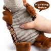 Picture of Hollypet Dog Toys-Squeaky Dog Toys-Large Dog Toys-Plush Dog Toys-Big Dog Toys-Stuffed Dog Toys-Durable Dog Toys-Puppy Chew Toys-Dog Chew Toys for Small, Medium, Large Dogs, Brown