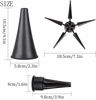 Picture of Jiayouy Black Portable Clarinet Stand Holder Foldable Support Metal 5-Leg Stand Wind Instrument Accessory