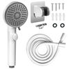 Picture of RV Shower Head with Hose, High Pressure 5 Mode Shower head Replacement, Shower Head for RV/Campers, Travel Trailer, Motorhome for Water Saving, Shower Head Holder and Hose, On Off Switch, White