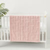 Picture of CREVENT 30"X40" Cozy Soft Warm Sherpa Baby Blanket for Girls Boys, Newborn Essentials for Infant, Baby Shower Receiving Gift - Pink Bear 75X100cm