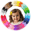 Picture of Hair Bows for Girls, 60PCS 2" Fully Lined Alligator Hair Clips, Toddler Hair Accessories (30 Colors in Pairs)