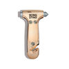 Picture of BLINGSTING Safety Hammer - Emergency Automotive Escape Tool with Window Breaker, Seat Belt Cutter & Adjustable Car Visor Strap - Tempered Glass Breaker - Steel Blade - Rose Gold (1 Count)