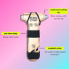 Picture of BLINGSTING Safety Hammer - Emergency Automotive Escape Tool with Window Breaker, Seat Belt Cutter & Adjustable Car Visor Strap - Tempered Glass Breaker - Steel Blade - Rose Gold (1 Count)