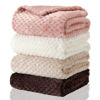 Picture of Frienda 4 Pcs Baby Fuzzy Blanket Fluffy Baby Blanket for Boys Girls Soft Warm Baby Receiving Blankets Nursery Bed Blanket Toddler Infant Newborn Receiving Blanket, 32 x 24 Inch (Beige Brown Color)