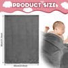 Picture of Frienda 4 Pcs Baby Fuzzy Blanket Fluffy Baby Blanket for Boys Girls Soft Warm Baby Receiving Blankets Nursery Bed Blanket Toddler Infant Newborn Receiving Blanket, 32 x 24 Inch (Dark Color)