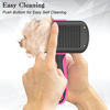 Picture of Dipoo Self-Cleaning Pet Grooming Brush - Skin-Friendly Deshedding Tool for Dogs & Cats in Pink, Removes Loose Hair and Tangles
