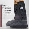 Picture of USHTH Black Waterproof Rain Boot Shoe Cover with Reflector (1 Pair) (Small)