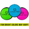 Picture of Hyper Pet Flippy Flopper Dog Frisbee Interactive Dog Toys [Flying Disc Dog Fetch Toy - Floats in Water & Safe on Teeth] (Colors Will Vary), Multicolor, 9"