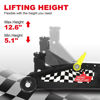Picture of Jack Boss Floor Jack 1.5 Ton (3,000 LBs) Hydraulic Car Jack, Lifting Range from 5.1 Inch to 12.6 Inch, Fits Sedans Automotive Black