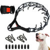 Picture of Supet No Pull Dog Training Collar, Adjustable Dog Training Collar with Buckle for Small Medium Large Dogs(Packed with One Extra Links) (S (Neck: 14"-16'' Weight: Around 35 lbs), Black)