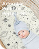 Picture of Bassinet Sheets for Baby Boy Girl, TotBasic Buttery Soft Universal Bassinet Fitted Sheet, Compatible with Halo, Mika Micky, Baby Delight, Dream On Me, Maxi COSI and More Bassinet Mattress(Space)