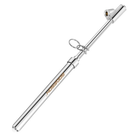 Picture of GODESON Dual Head Tire Pressure Gauge,Heavy Duty Pen Tire Gauge Range 10-150PSI; 1-10Bar. Dual Head Truck Air Pressure Gauge…