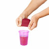 Picture of Boon Snug Silicone Sippy Cup Lids and Straws - Includes 3 Lids and 3 Straws - Convert Any Kids Cups or Toddler Cups into Straw Sippy Cups - Toddler Feeding Supplies and Travel Essentials - Pink