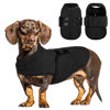 Picture of Queenmore Small Dog Sweaters, Soft Fleece Vest Pullover Dog Jacket with Leash Hole, Warm Winter Dog Clothes Cold Weather Doggy Dachshund Sweater for Small Dogs Cats Boy or Girl (Black, S)