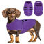 Picture of Queenmore XXS Dog Sweaters, Soft Fleece Vest Pullover Dog Jacket with Leash Hole, Warm Winter Dog Clothes Cold Weather Doggy Dachshund Sweater for Small Dogs Cats Boy or Girl (Lavender, XXS)